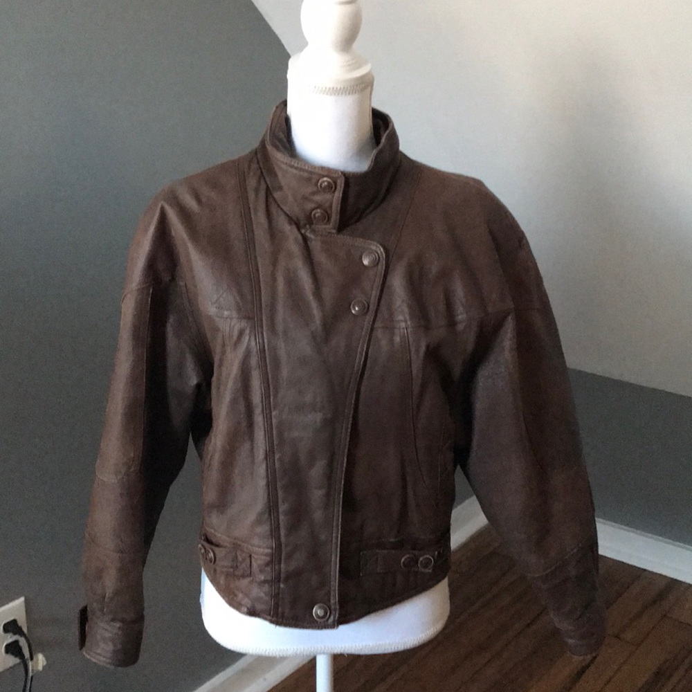 Vintage Wilson’s Leather Bomber Jacket Gem